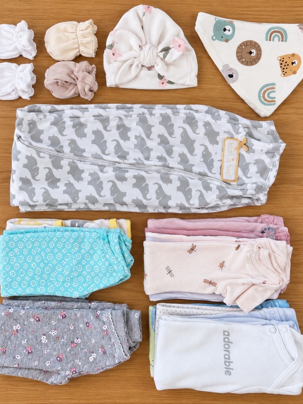 Baby Girl Newborn Bundle – 21 Pieces